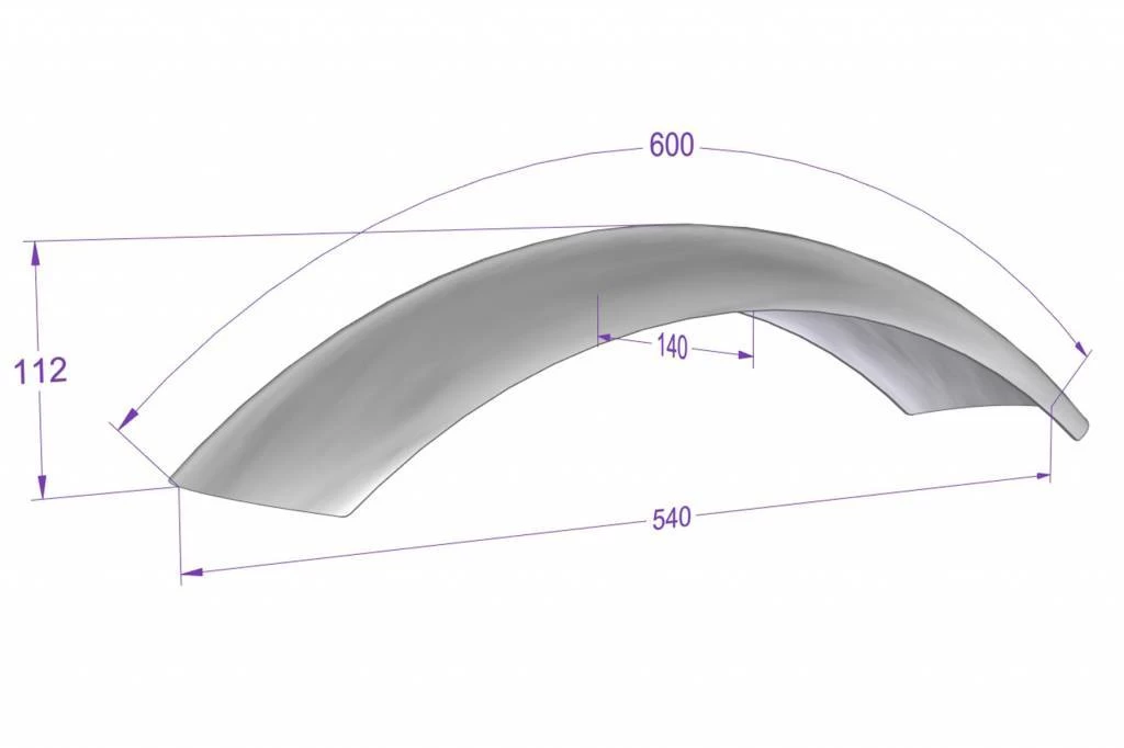 MCU Yamaha XS650 - DIY Fender Rear - 600 X 140 Mm 3 MCU Yamaha XS650 - DIY Fender Rear - 600 X 140 Mm