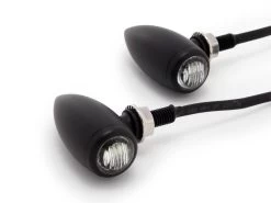 Shin Yo Pair Of Black Bulls Eye Handlebar Turn Signals -Motoronderdelen Winkel micro bullet led turn signals 6