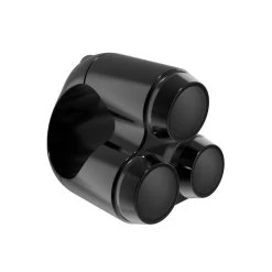 Rebelmoto REBEL SWITCH 3 Button LED – Polished 22 Mm -Motoronderdelen Winkel motone 3 button switch black 8