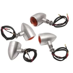 Motone Custom Billet Indicator Turn Signals - Set Of 4 - Brushed -Motoronderdelen Winkel motone custom billet indicator turn signals set of 22