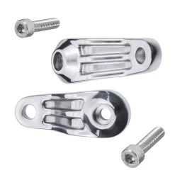 Motone TRILINE Indicator/Turn Signal Ribbed Brackets - Top Shock Mount (select Your Color) -Motoronderdelen Winkel motone triline indicator turn signal ribbed bracke 6