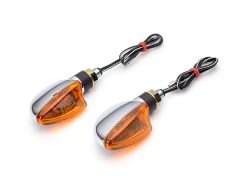 Pair Arrow Indicators / Turn Signals - Chrome -Motoronderdelen Winkel pair arrow indicators turn signals chrome 3