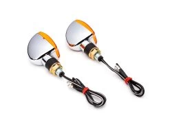 Pair Arrow Indicators / Turn Signals - Chrome -Motoronderdelen Winkel pair arrow indicators turn signals chrome 6