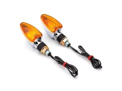 Pair Arrow Indicators / Turn Signals - Chrome -Motoronderdelen Winkel pair arrow indicators turn signals chrome 7