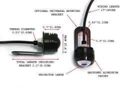 Pair Of LED Taillight Universal -Motoronderdelen Winkel pair of led taillight universal 8