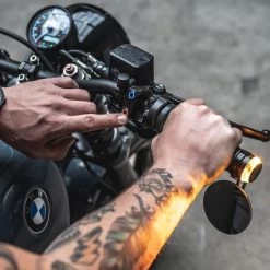 Rebelmoto REBEL SWITCH 2 Button LED – Polished 22 Mm -Motoronderdelen Winkel rebelmoto rebel switch 2 button led polished 22 mm 12