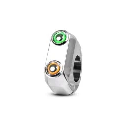 Black Curved Side Mount Miller LED Stop -Motoronderdelen Winkel rebelmoto rebel switch 2 button led polished 22 mm 3