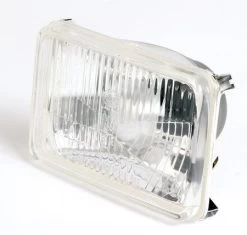 Rectangle Headlight Satin Silver