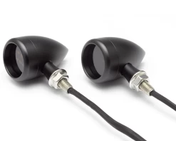 Set Bullet "Truro" Running Lights & Indicators - Black -Motoronderdelen Winkel set bullet truro running lights indicators black 12