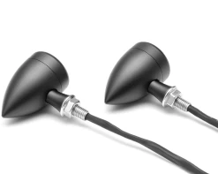 Set Bullet "Truro" Turn Signals / Taillight CNC - Black 18 Set Bullet "Truro" Turn Signals / Taillight CNC - Black -Motoronderdelen Winkel set bullet truro turn signals taillight cnc black 12