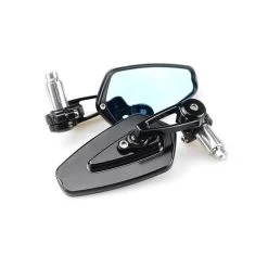 Biltwell Tyson Handlebar 12" | Chrome -Motoronderdelen Winkel set modern bar end mirrors black 4