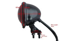 Shin Yo Bates Style LED Red Chopper Tail Light -Motoronderdelen Winkel shin yo bates style led red chopper tail light 2