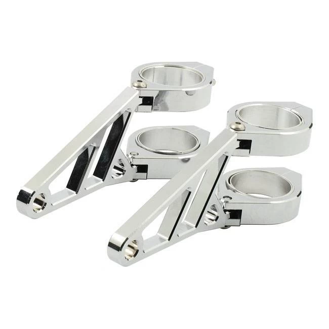 Shin Yo CNC Aluminium Headlight Bracket Set - Chrome 4 Shin Yo CNC Aluminium Headlight Bracket Set - Chrome - Afbeelding 2