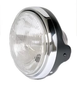 Shin Yo Headlight 7 "Chrome & Black Universal Type 2 -Motoronderdelen Winkel shin yo headlight 7 chrome black universal type 2 3