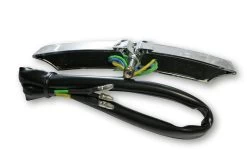 Shin Yo LED Taillight X-Wing, Chrome-Plated Housing, E-Tested