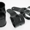 Shin Yo Pair Of 38 - 42mm Headlight Brackets Black -Motoronderdelen Winkel shin yo pair of 38 42mm headlight brackets black