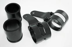 Shin Yo Pair Of 38 - 42mm Headlight Brackets Black