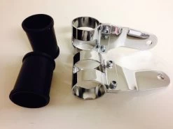 Shin Yo Pair Of 38 - 42mm Headlight Brackets Chrome -Motoronderdelen Winkel shin yo pair of 43 47mm headlight brackets chrome