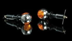 Shin Yo Pair Of Chrome Bulls Eye Handlebar Turn Signals -Motoronderdelen Winkel shin yo pair of chrome bulls eye handlebar turn si 2