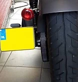 Side Mount With License Plate Light