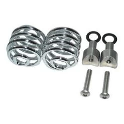 Spiral Springs Chrome 1" With Mounting -Motoronderdelen Winkel spiral springs chrome 2 with mounting