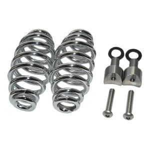Spiral Springs Chrome 3" With Mounting 4 Spiral Springs Chrome 3" With Mounting - Afbeelding 2