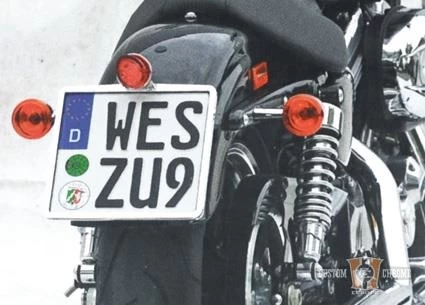 Thunderbike Bracket Inside License Plate Rubber 3 Thunderbike Bracket Inside License Plate Rubber