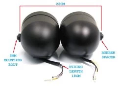 Twin Headlight Matt Black 13 Twin Headlight Matt Black -Motoronderdelen Winkel twin headlight matt black 1