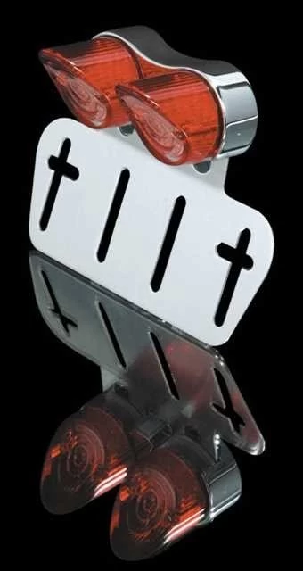 Universal Chopper Mini Plate Holder With Taillight 5 Universal Chopper Mini Plate Holder With Taillight - Afbeelding 3
