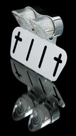 Universal Plate Holder With Double LED Clear Taillight -Motoronderdelen Winkel universal plate holder with double led clear taill 4