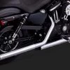 Vance & Hines Straight-shots Chrome Slip-ons For Harley Davidson Sportster 14-20 -Motoronderdelen Winkel vance hines straight shots chrome slip ons for har