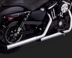 Vance & Hines Straight-shots Chrome Slip-ons For Harley Davidson Sportster 14-20