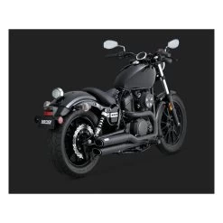 Vance & Hines Twin Slash Staggered 2-2 Exhaust - Black Yamaha 2015 Bolt 950 -Motoronderdelen Winkel vance hines twin slash staggered 2 2 exhaust black